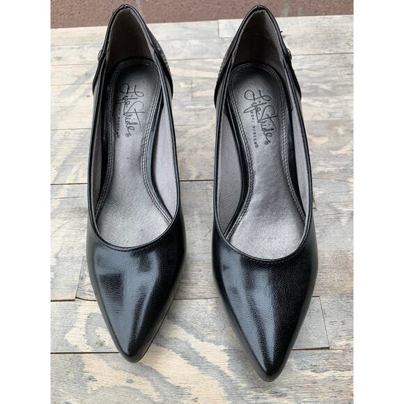 LifeStride Black Heels Size 5 1/2 M - Picture 5 of 12